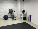 Lower level exercise room